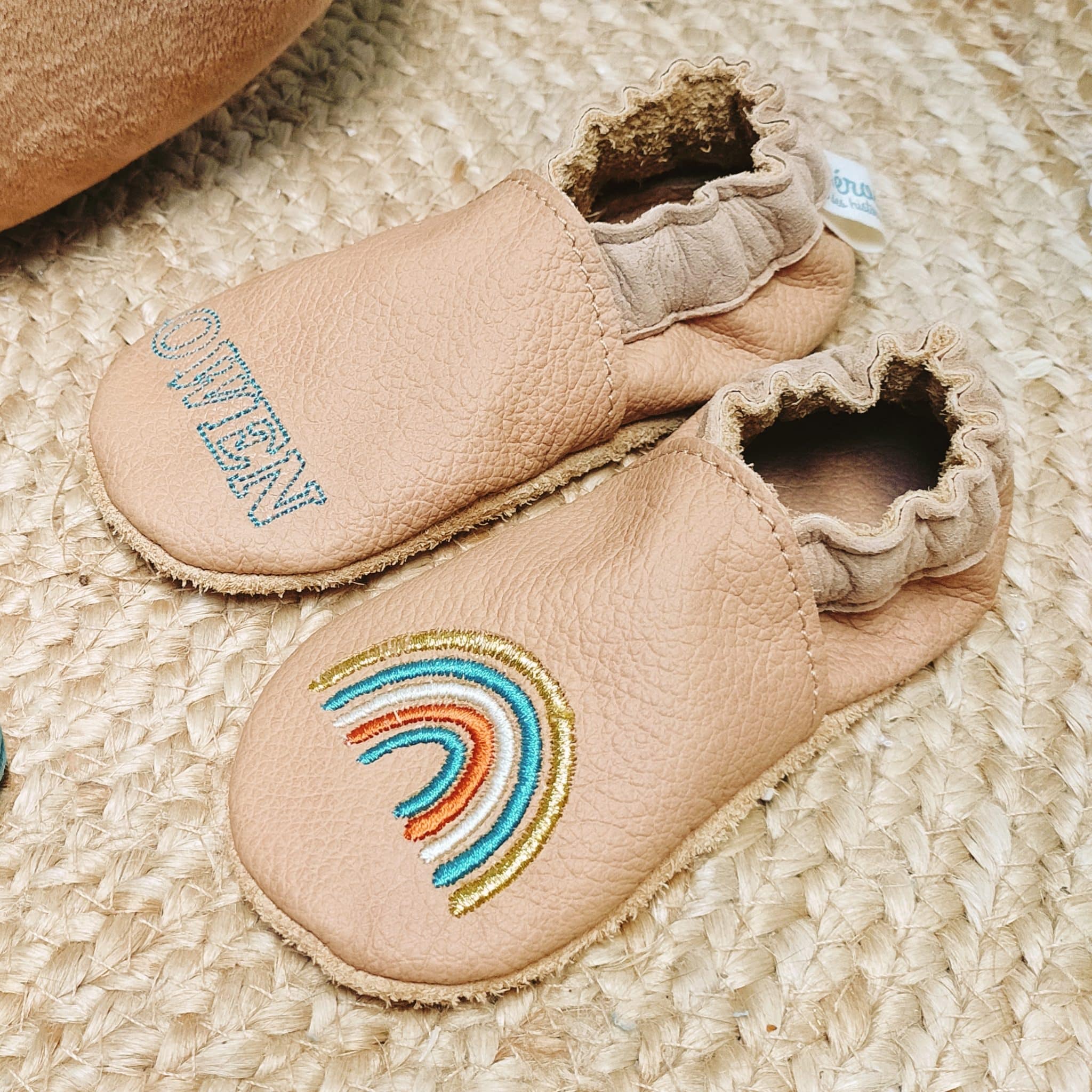 chaussons bébé personnalisables