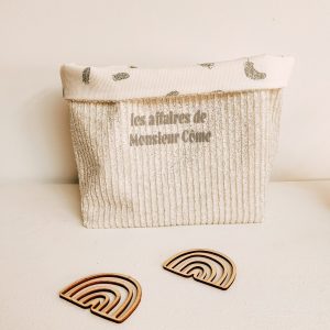 Panier de rangement personnalisé pour cadeau de naissance